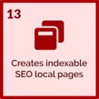 13- creates indexable seo local pages