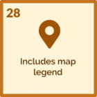 28- includes map legend