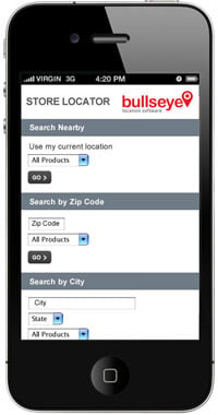 bullseye mobile store locator
