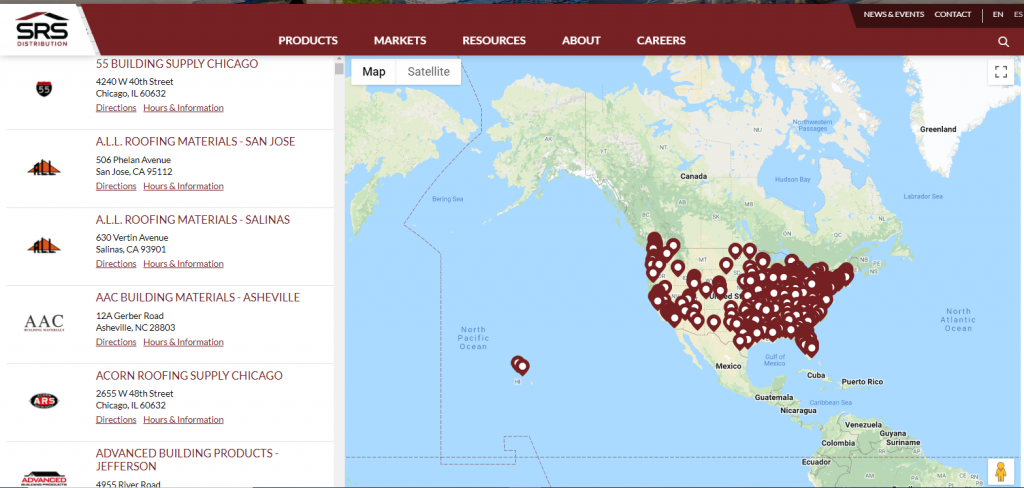 srs distribution locator 