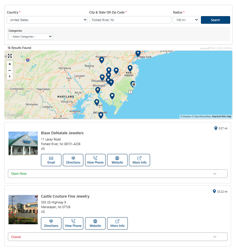 Bullseye Locations Launches Embeddable Store Locator Map with Automatic Location Detection